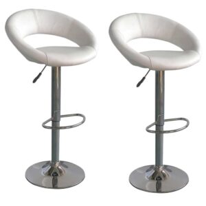 Plush Bar Stool - Set of 2
