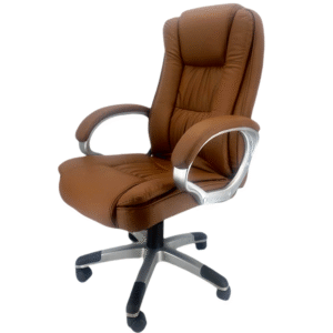 Executive Leather Office Chair - Brown Colour