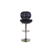 Leo Height Adjustable Bar Stool - Black