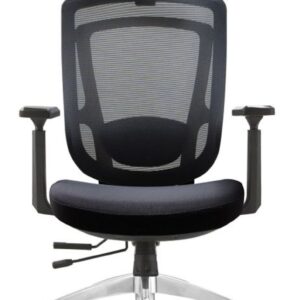 Office Chairs - Ergonomic Mesh with Headrest - Black Colour